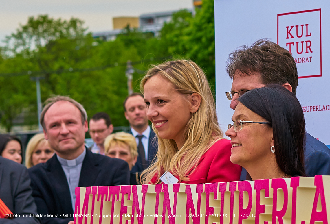 11. Mai 2017 - Grundsteinlegung für die LOGE und dem Kulturquadrat in Neuperlach